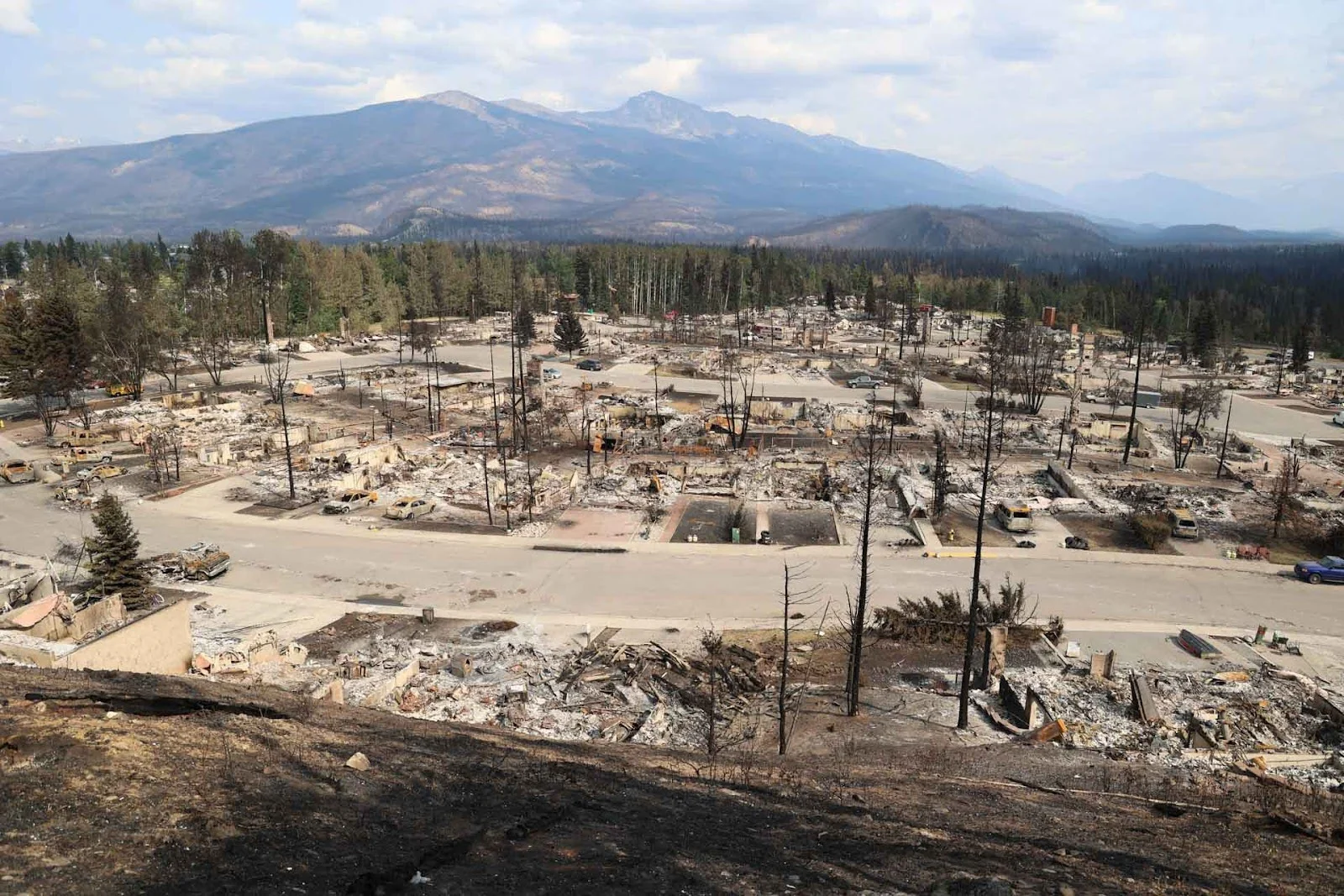 (Parks Canada) Jasper wildfire damage