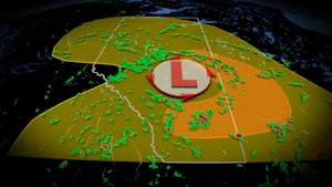 A severe storm risk bubbles up in Alberta on Wednesday, with large hail potential. Details, here