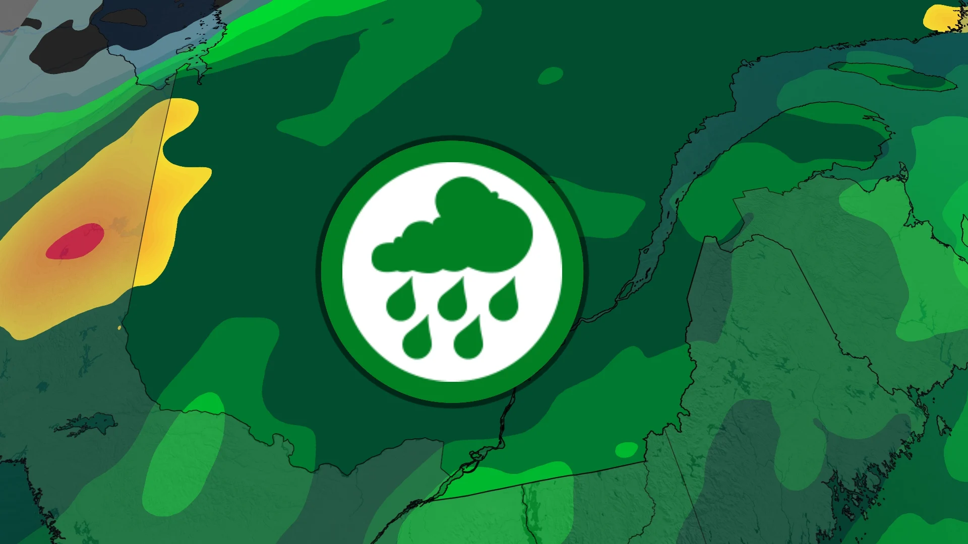 Pluie abondante et système costaud : un début de semaine tumultueux à l’horizon