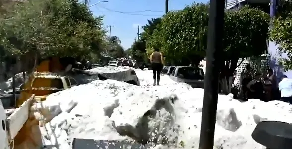 What was behind Mexico's massive hailstorm?