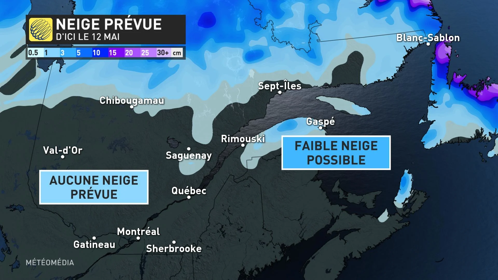MT NEIGE PRÉVUE