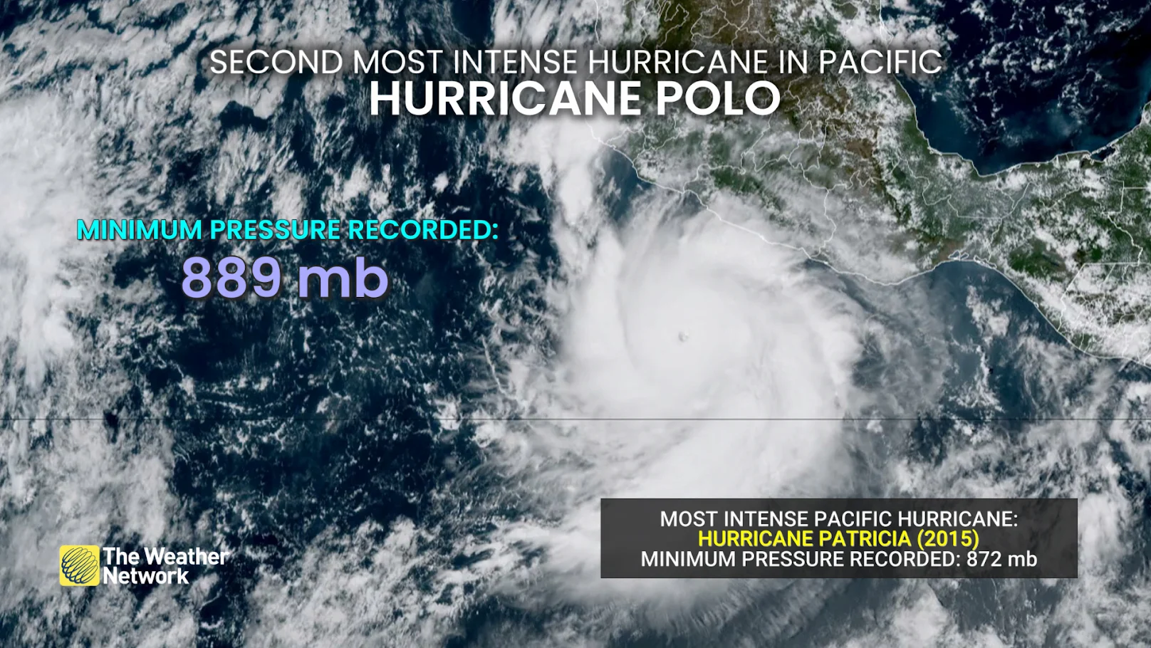 Baron - Hurricane Polo second most intense in eastern Pacific - Sept 22