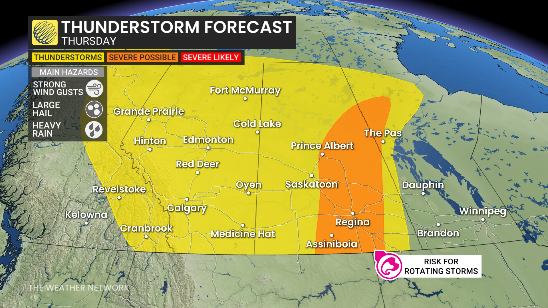 Barron - June 25 Thunderstorm Forcast Thursday