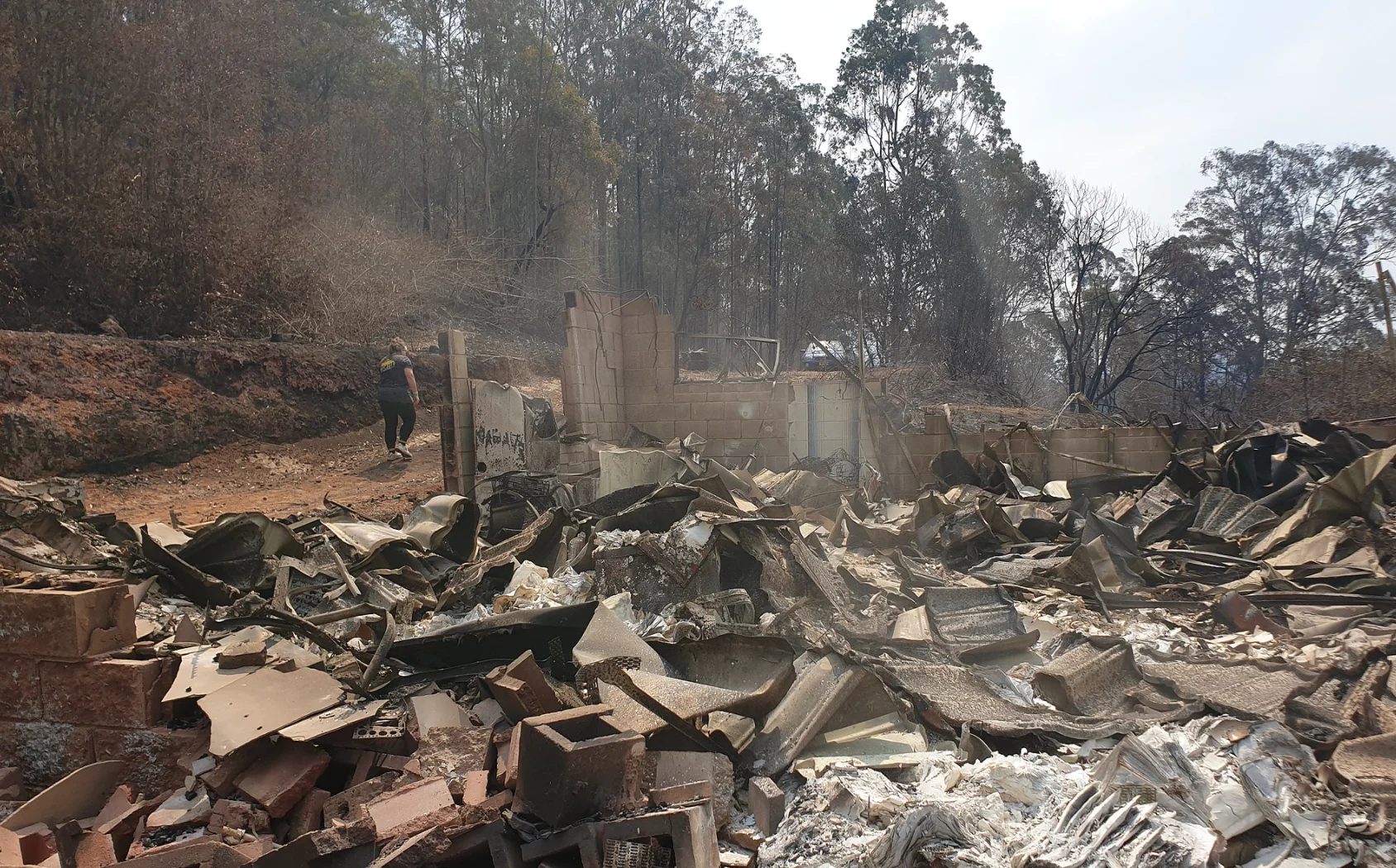 House destroyed in Hillville, NSW on 12 November 2019