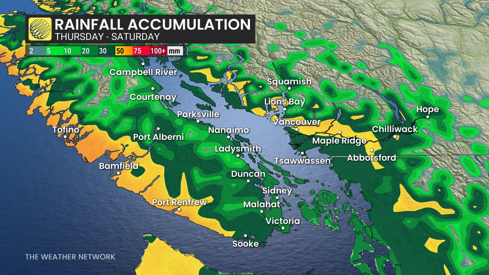 Baron - BC rain totals - Jan28