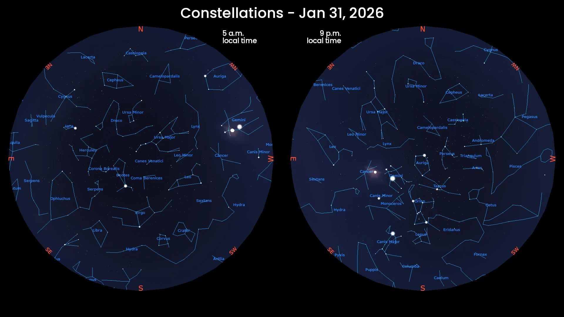 January 31st 2026 - Constellations - allsky