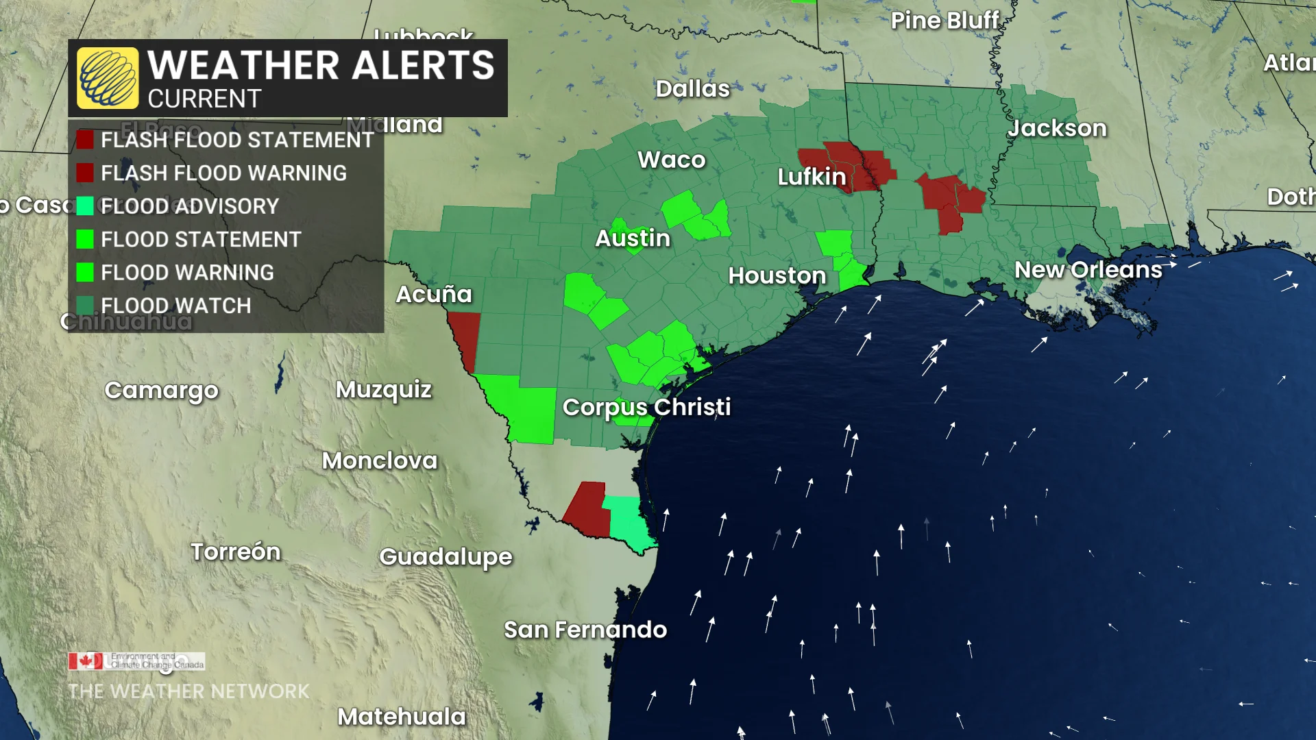 Baron - US weather flood alerts - June 15