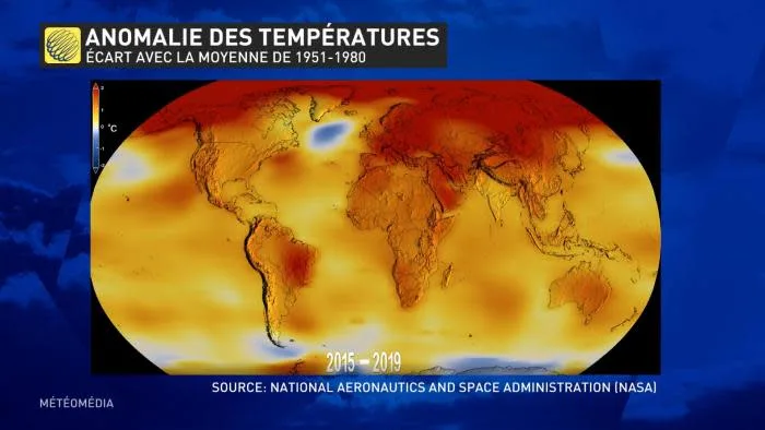 ANOMALIE DES TEMPÉRATURES