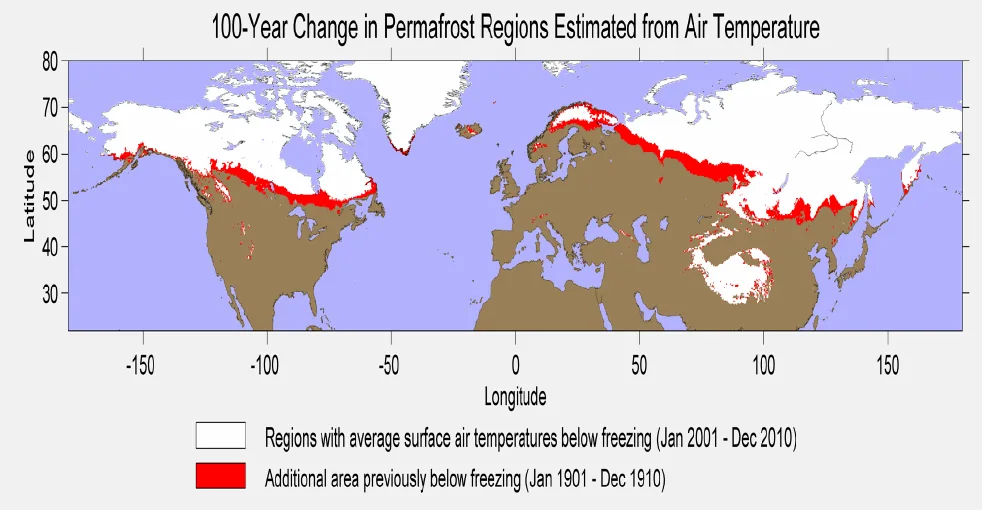 permafrost-melt-since-1900