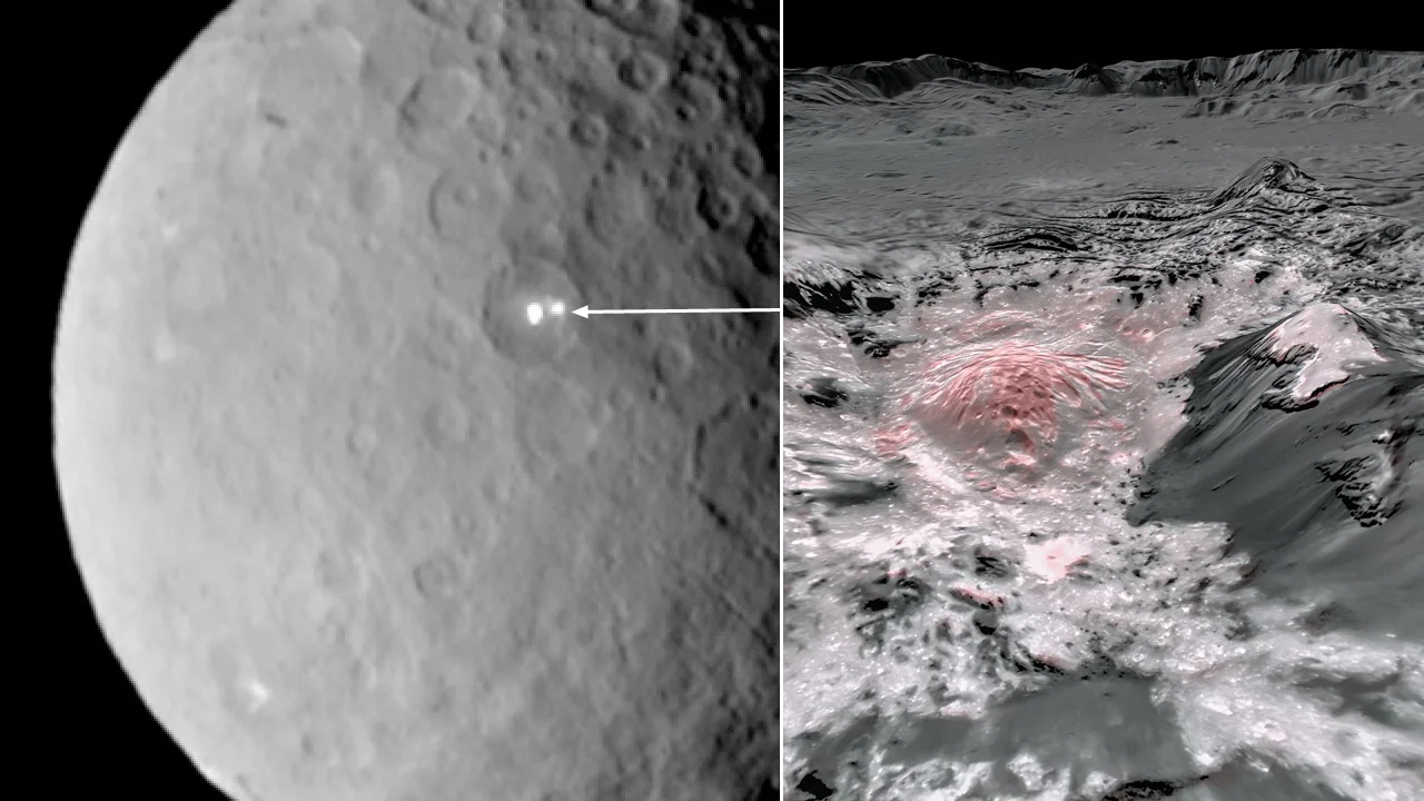 NASA has found the source of Ceres' mysterious bright spots