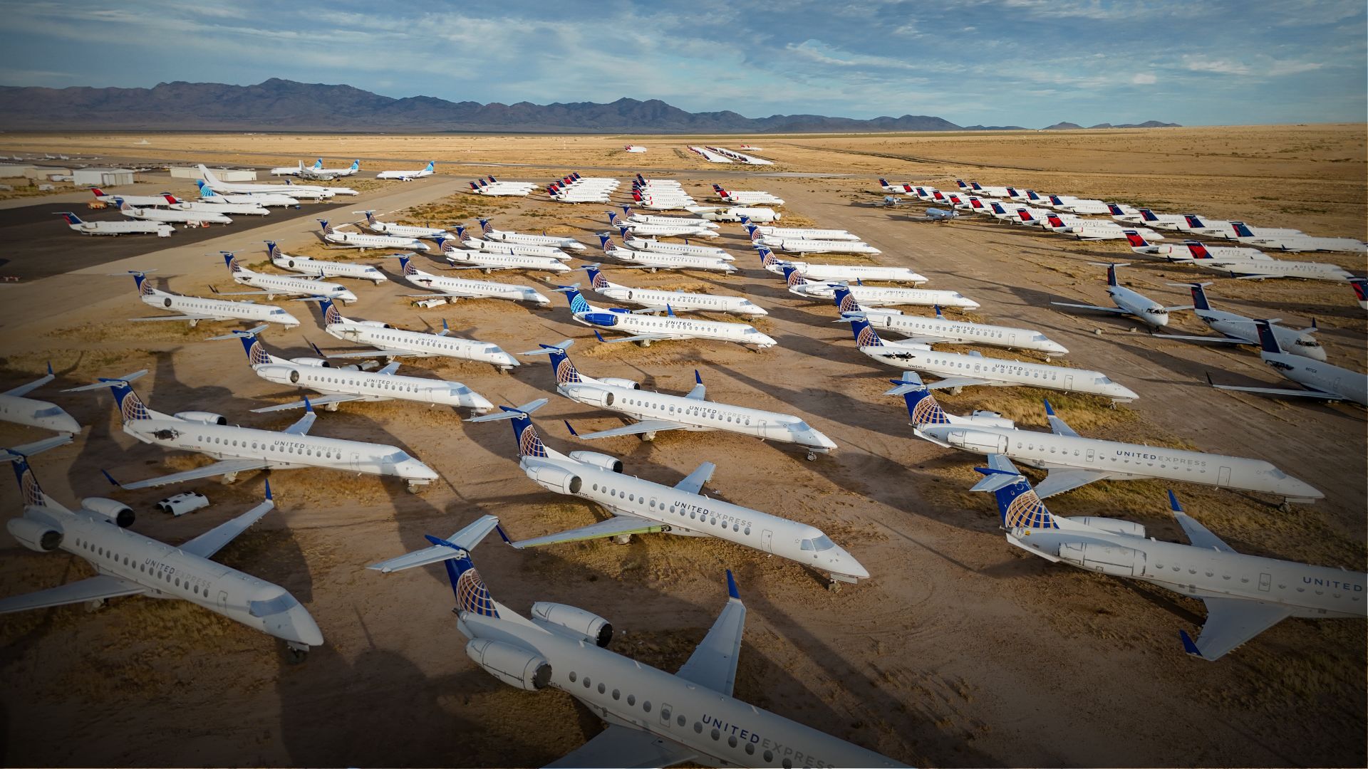 Why airlines store their unused planes in these desert graveyards