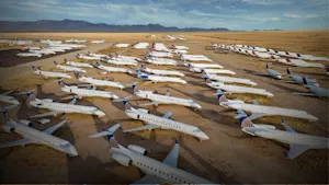 Why airlines store their unused planes in these desert graveyards
