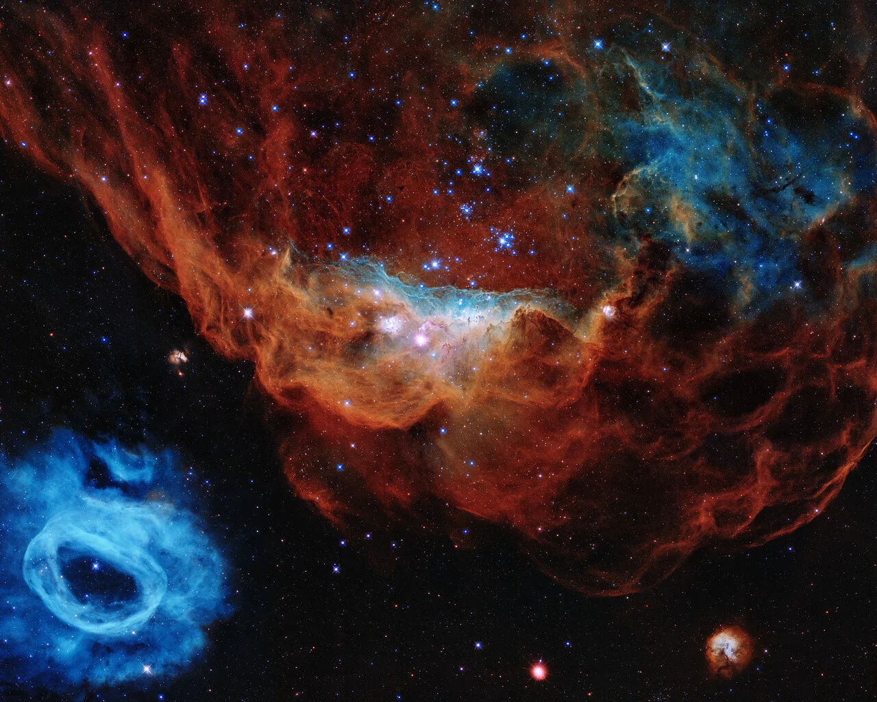 Un cliché pris par le télescope Hubble