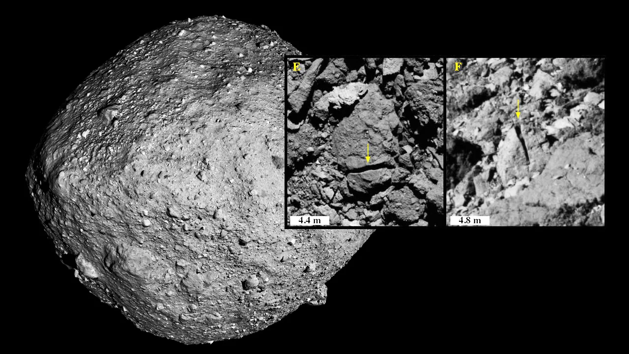 Asteroid-Bennu-thermal-fracturing-NASA-Goddard-UArizona