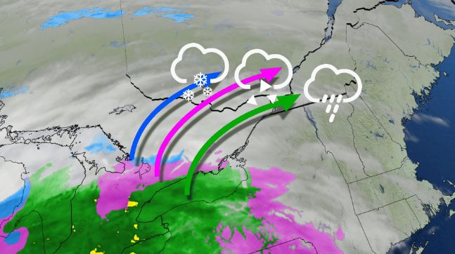 Ice, rain and heavy snow make a mess of travel across Quebec - The ...