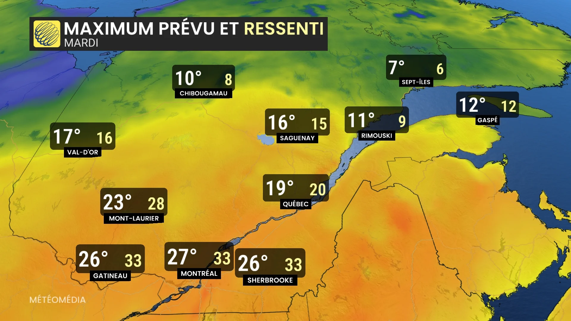 Les premiers 30°C à l’horizon pour le Sud du Québec