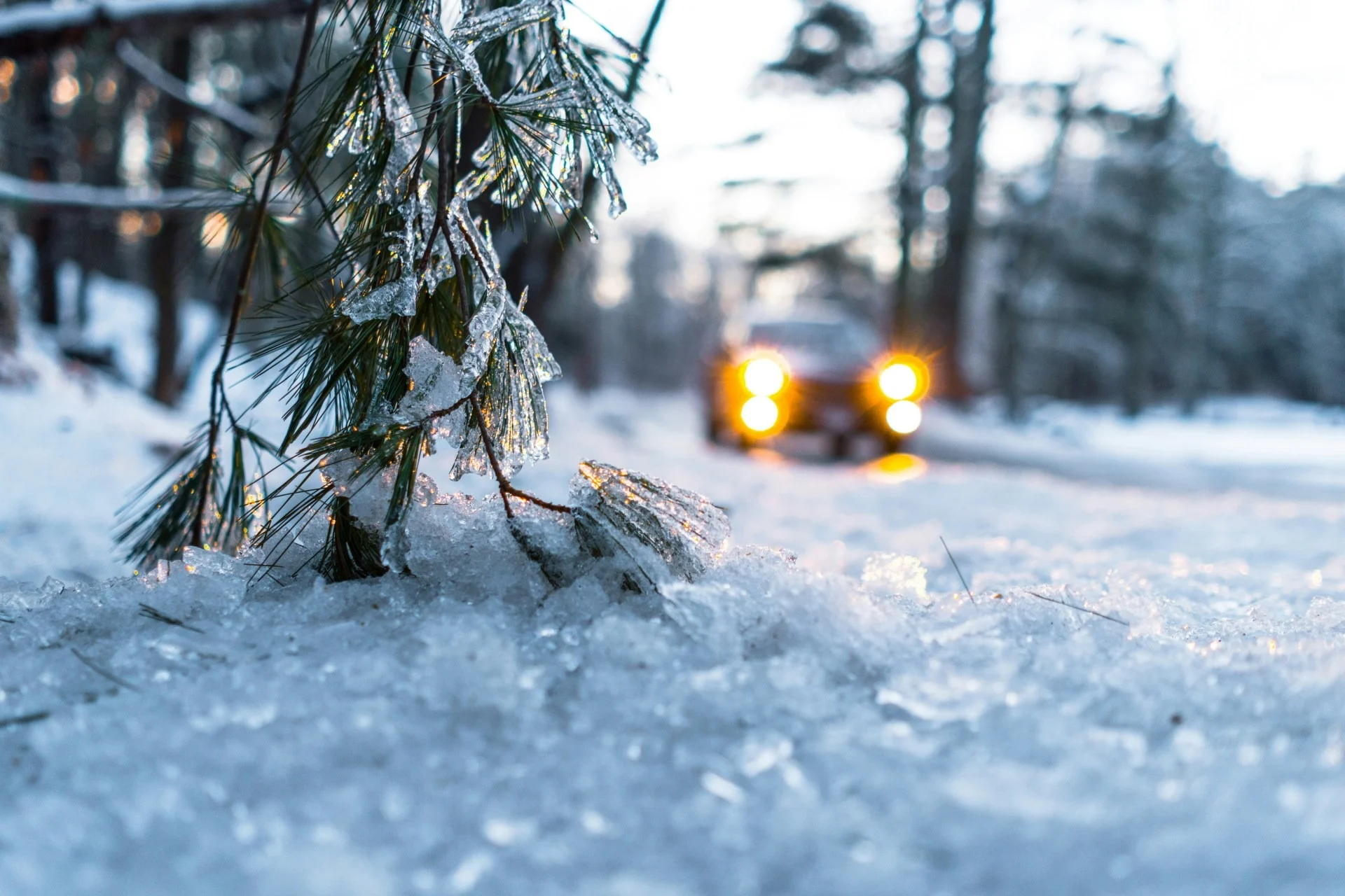 Quel type de précipitations cause le plus d'accidents en hiver?