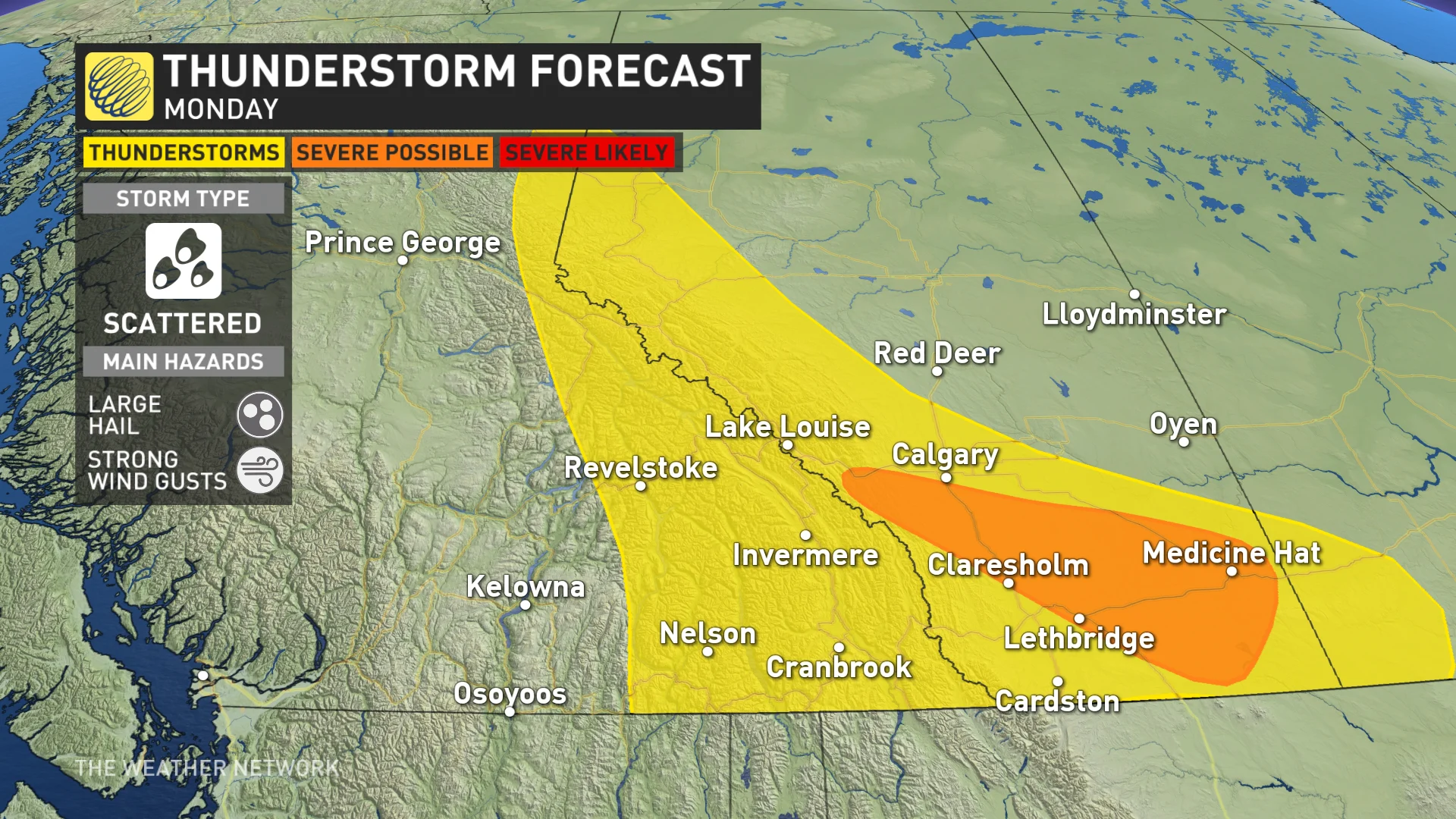 alberta thunderstorm risk