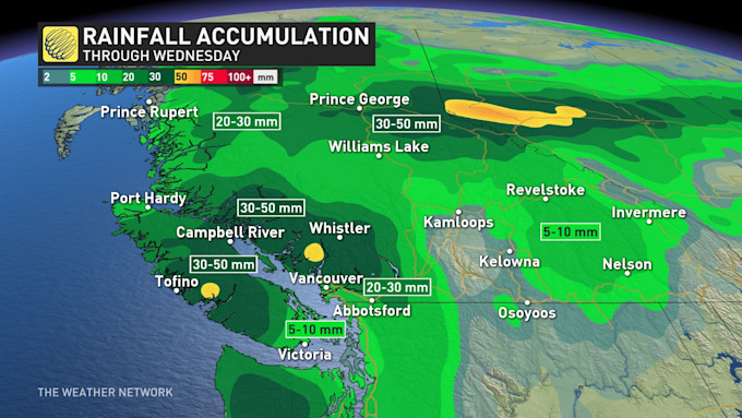 The Weather Network B C Another Storm Risk Before A