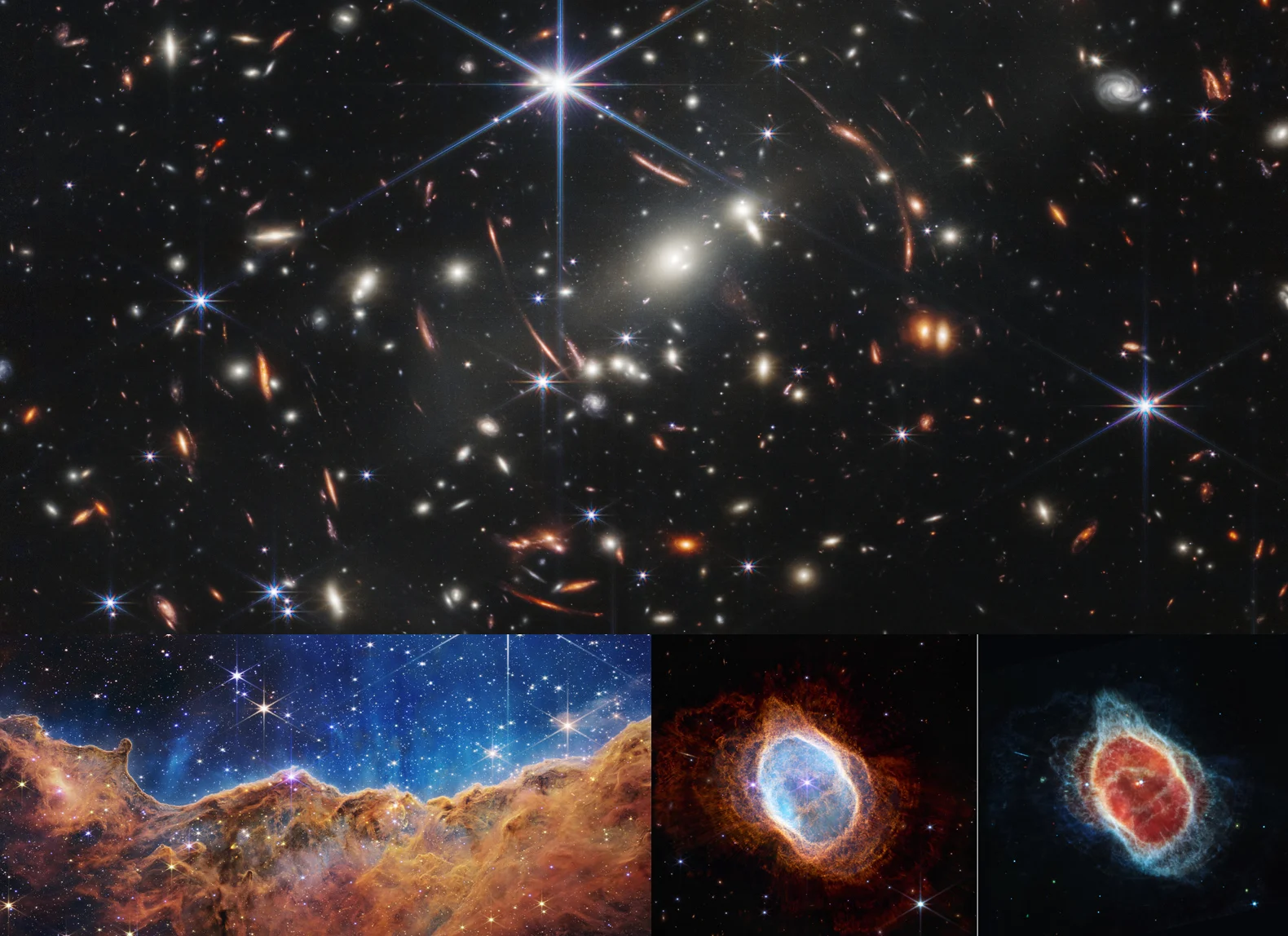 JWST-July12-Collage-NASA-ESA-CSA-STScI
