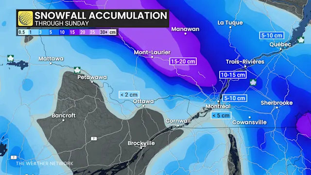Messy ice, snow to impact parts of Ontario and Quebec - The Weather Network