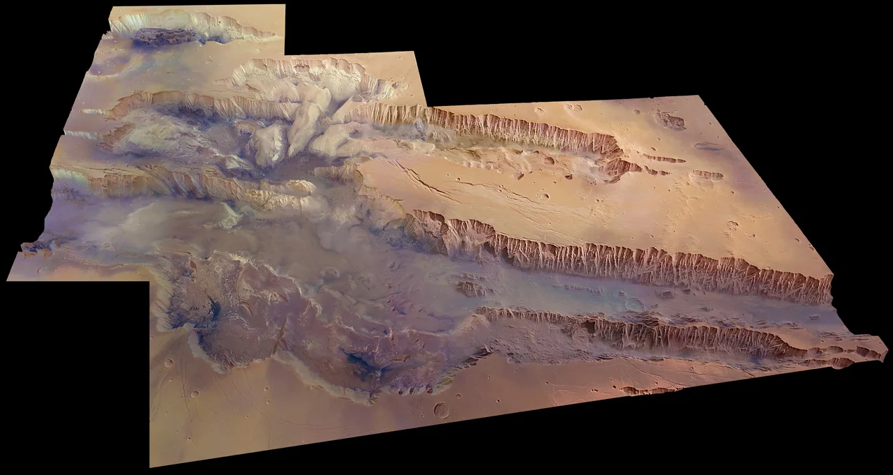 Valles Marineris ESA DLR FUBerlin GNeukum