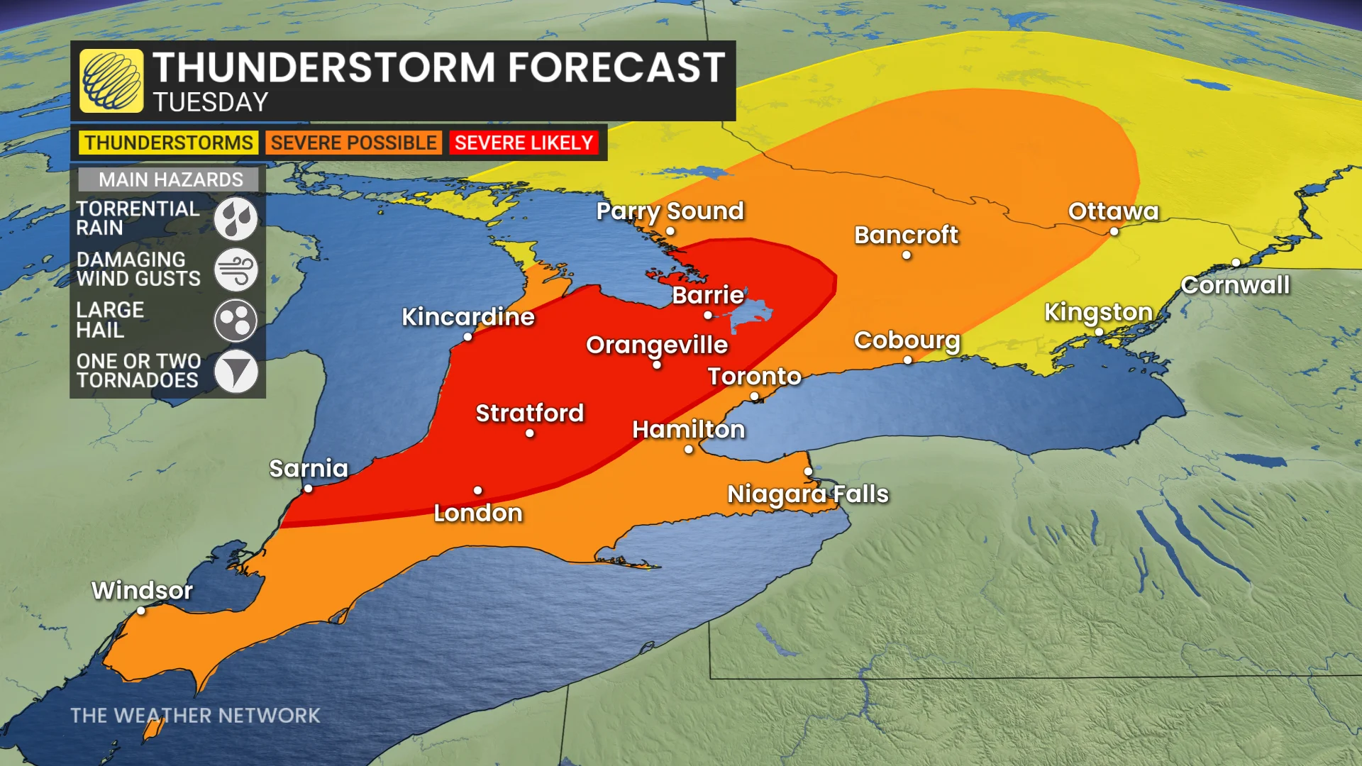 Baron - Tuesday severe thunderstorm risk - May 19