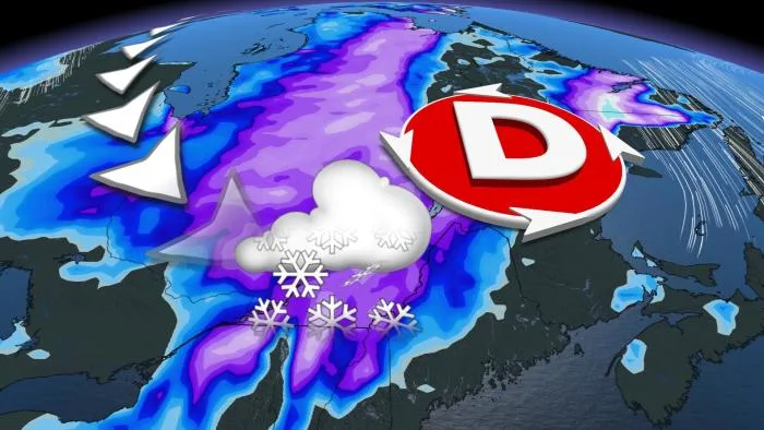 10 cm à 15 cm de neige possibles pour le sud du Québec