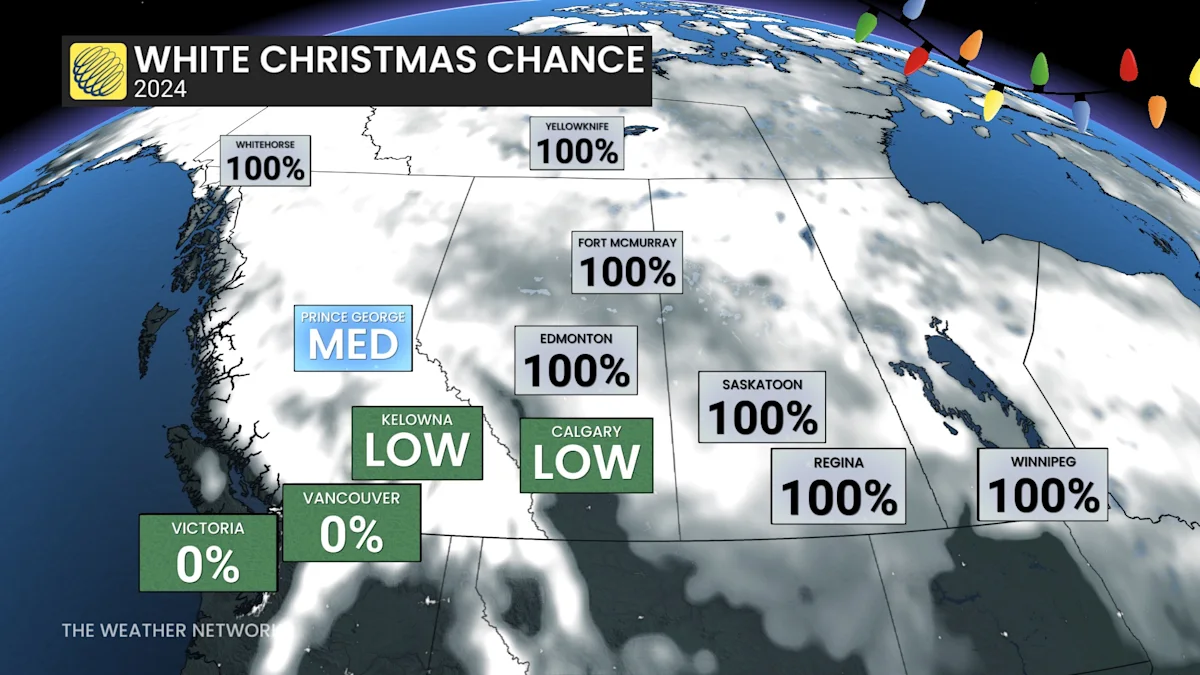 Will Canada have a white Christmas in 2024? The Weather Network