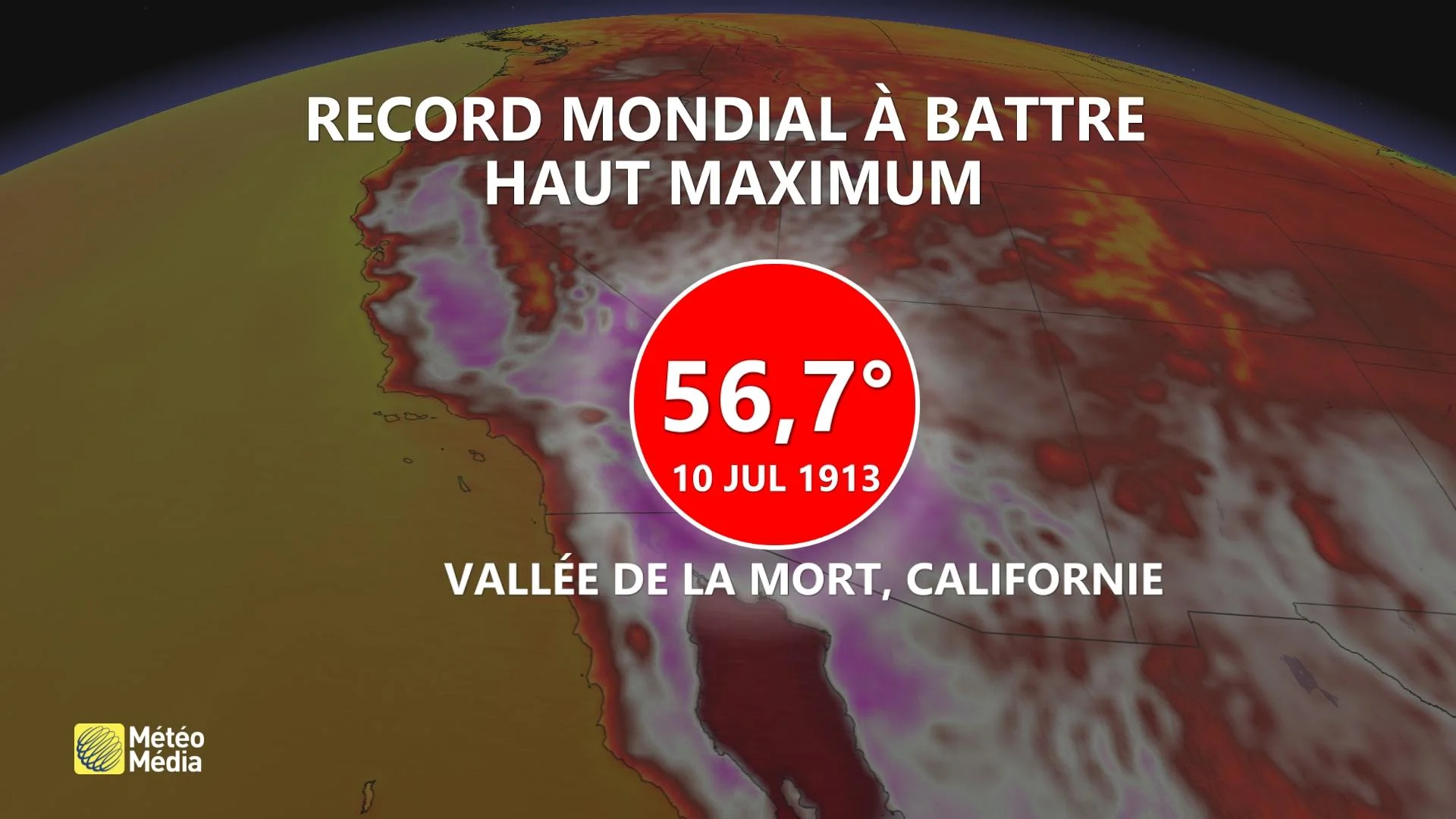 Chaleur Etats-Unis - Record à battre