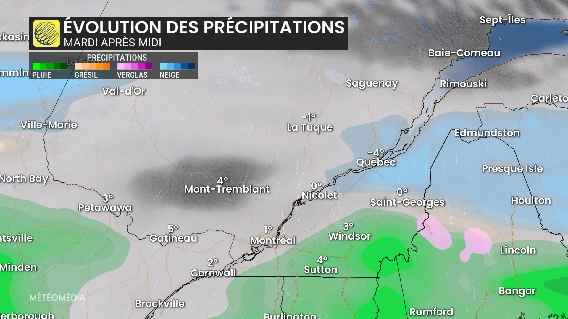 Neige et pluie verglaçante : un soubresaut hivernal à venir au Québec