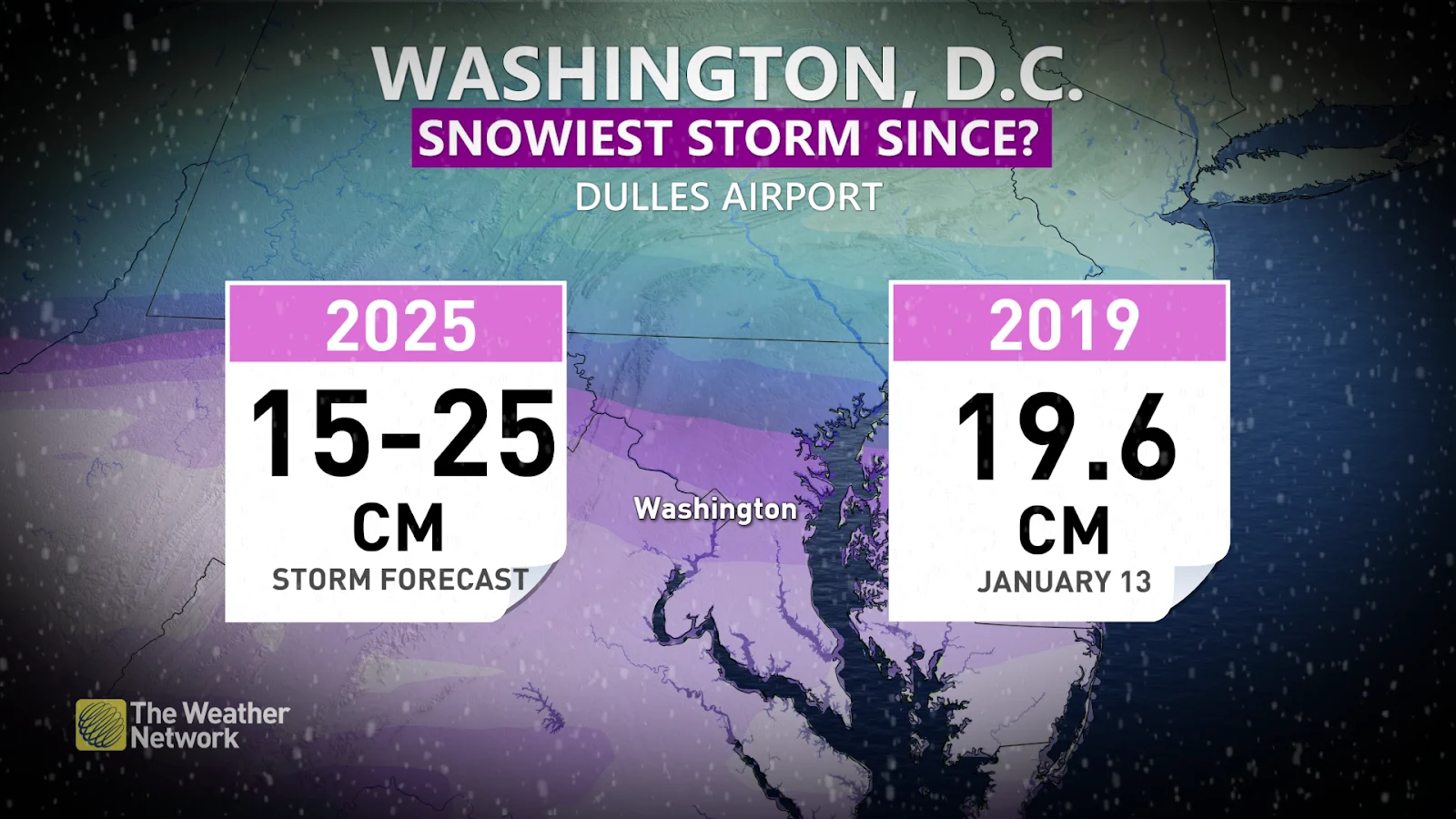 US Blizzard Washington DC snowiest storm since