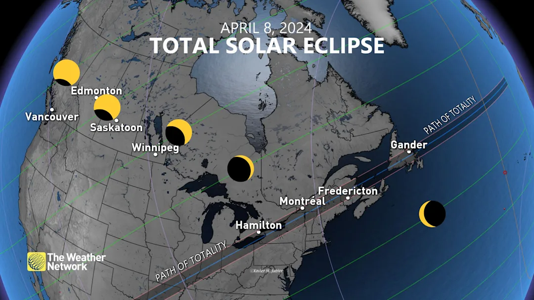 Canada Post commemorates April's solar eclipse with new stamp - The ...