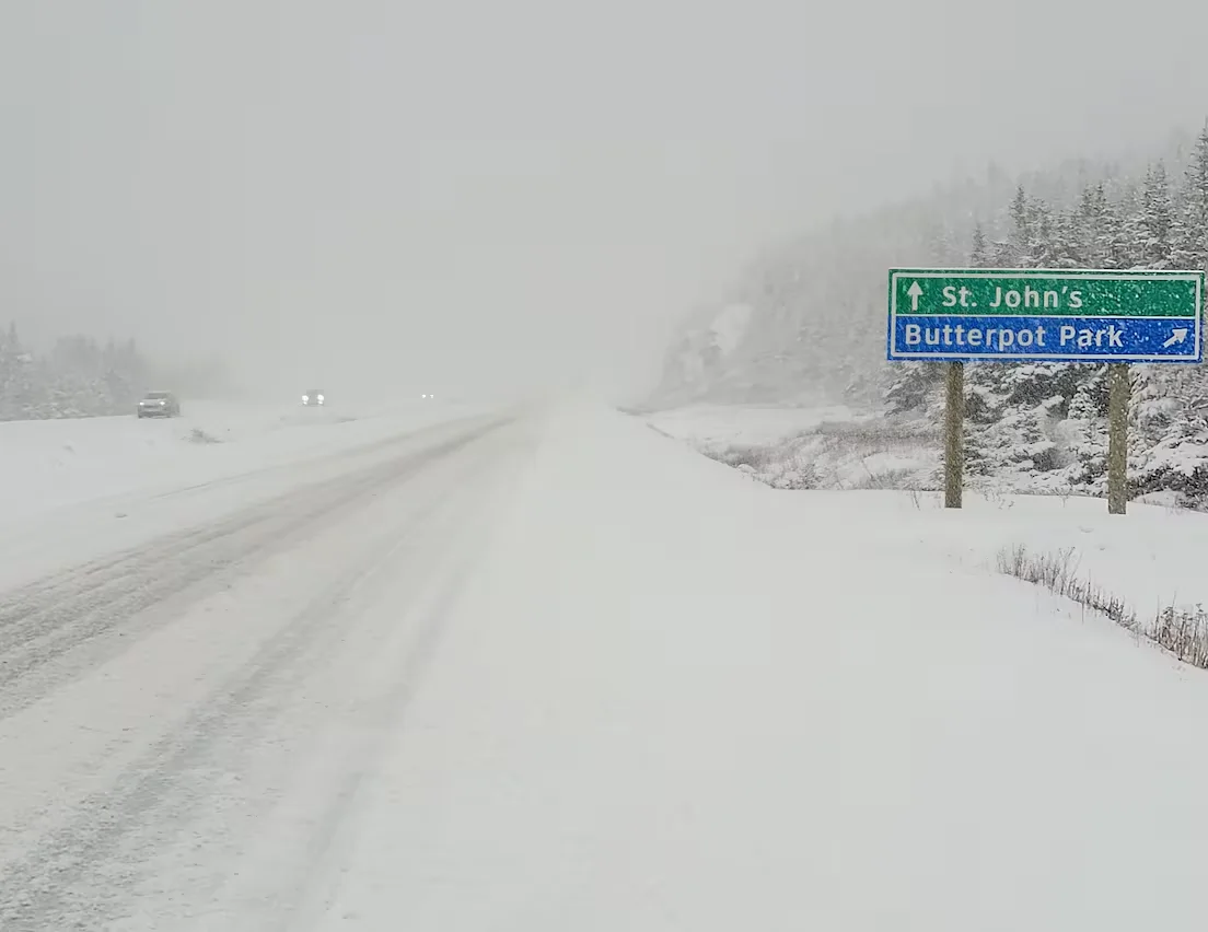 N.L snow/RCMP Traffic Services East via CBC