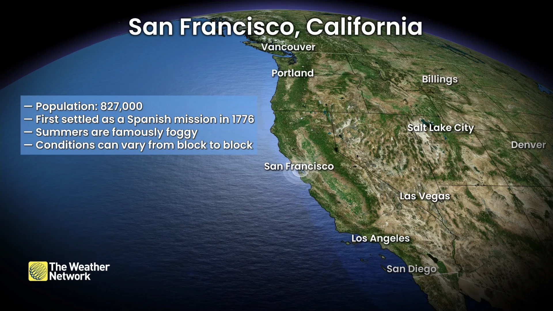 San Francisco Location Map