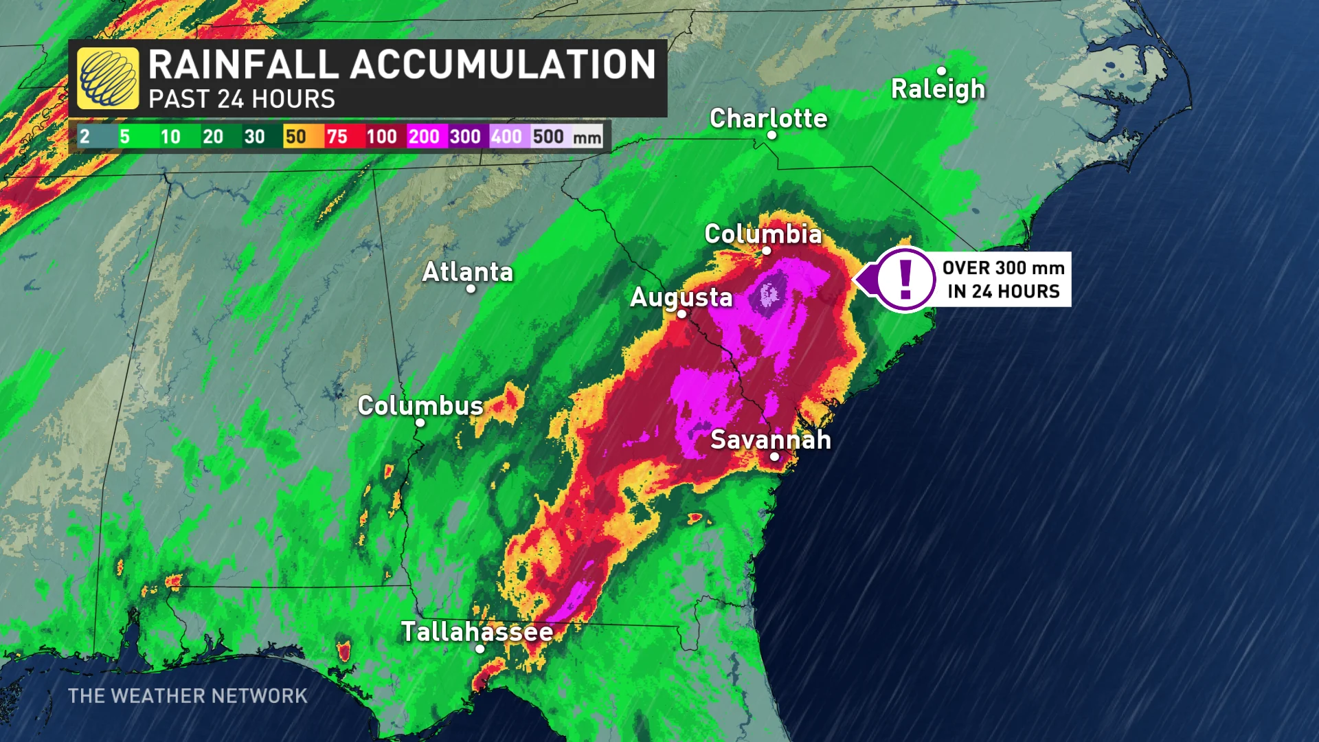 Hurricane Rafael Rainfall Totals