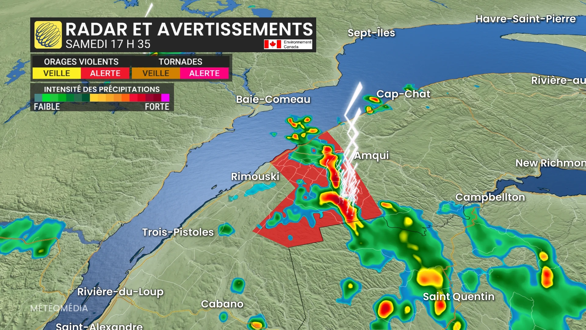 Alerte orages violents pour ces secteurs