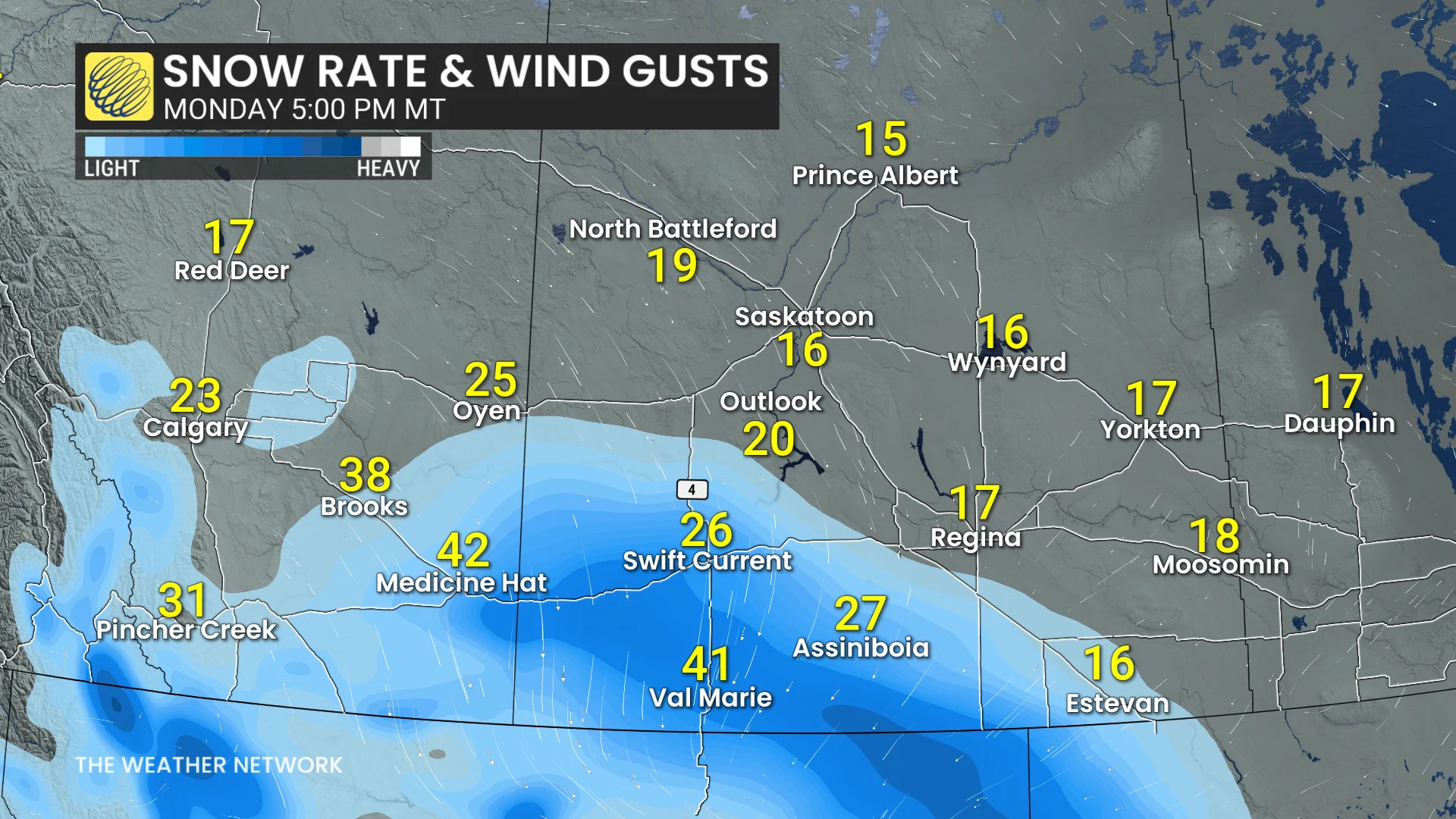 Baron - Prairie snow and winds - Nov 24