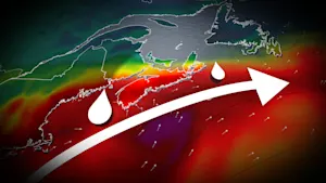 Post-tropical storm Chantal brings heavy rain to the southern Maritimes. Risk of 50 mm Tuesday