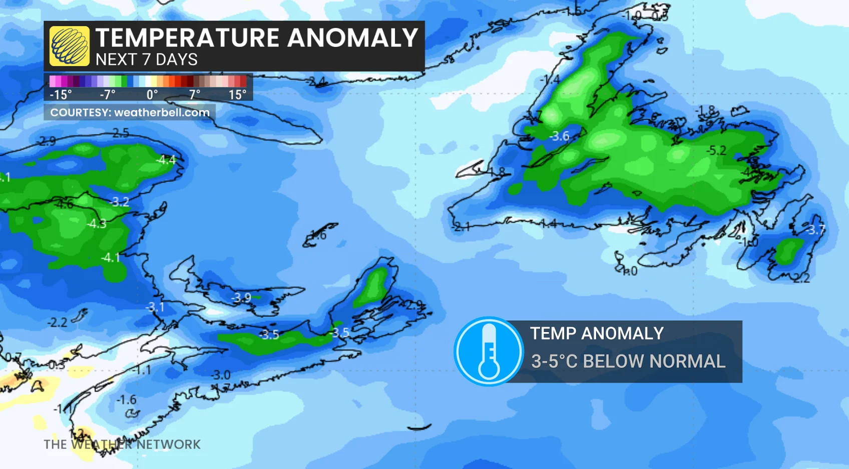 Atlantic, PEI, Storm, Rain, Thunderstorm, Wind, May 24, 2026. (The Weather Network)