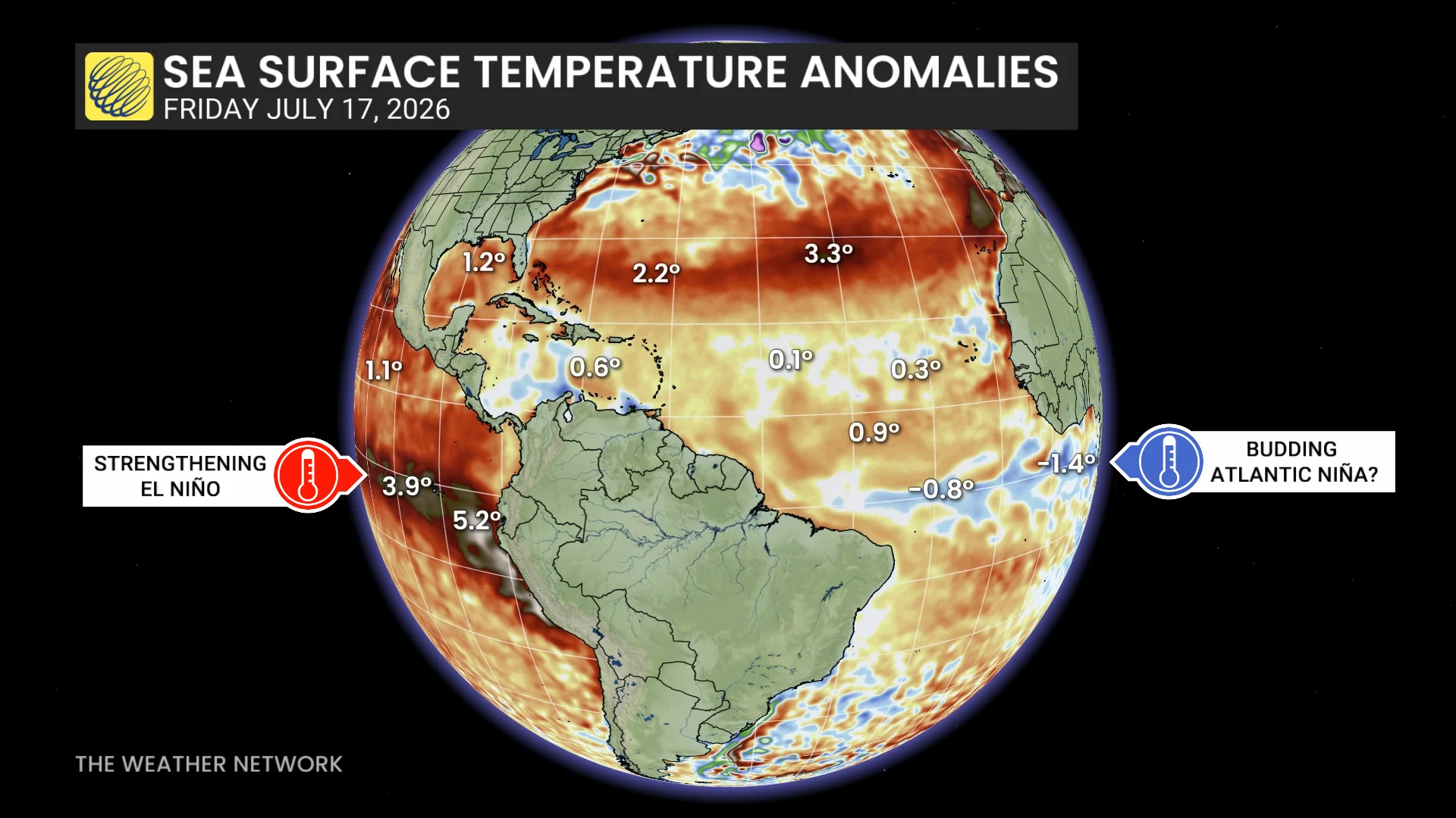 SST Anomalies July 17 2026