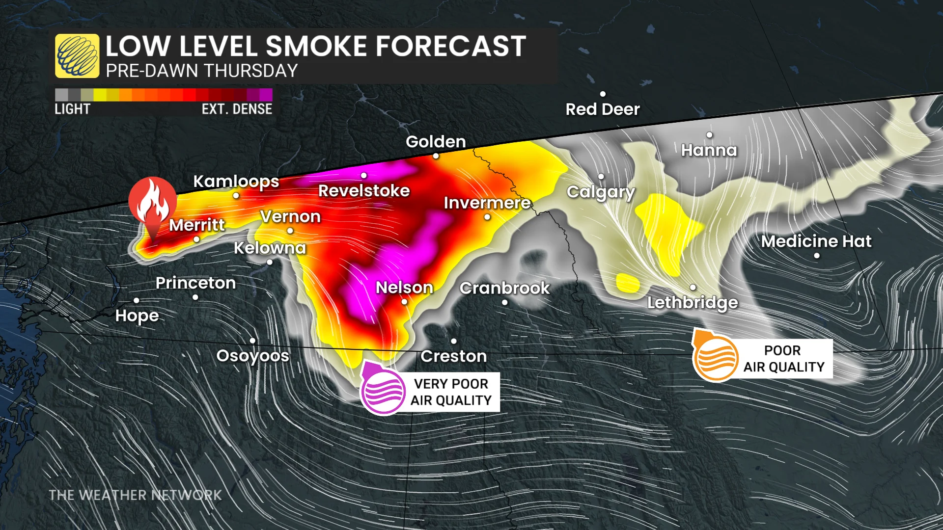 Baron - BC low level smoke
