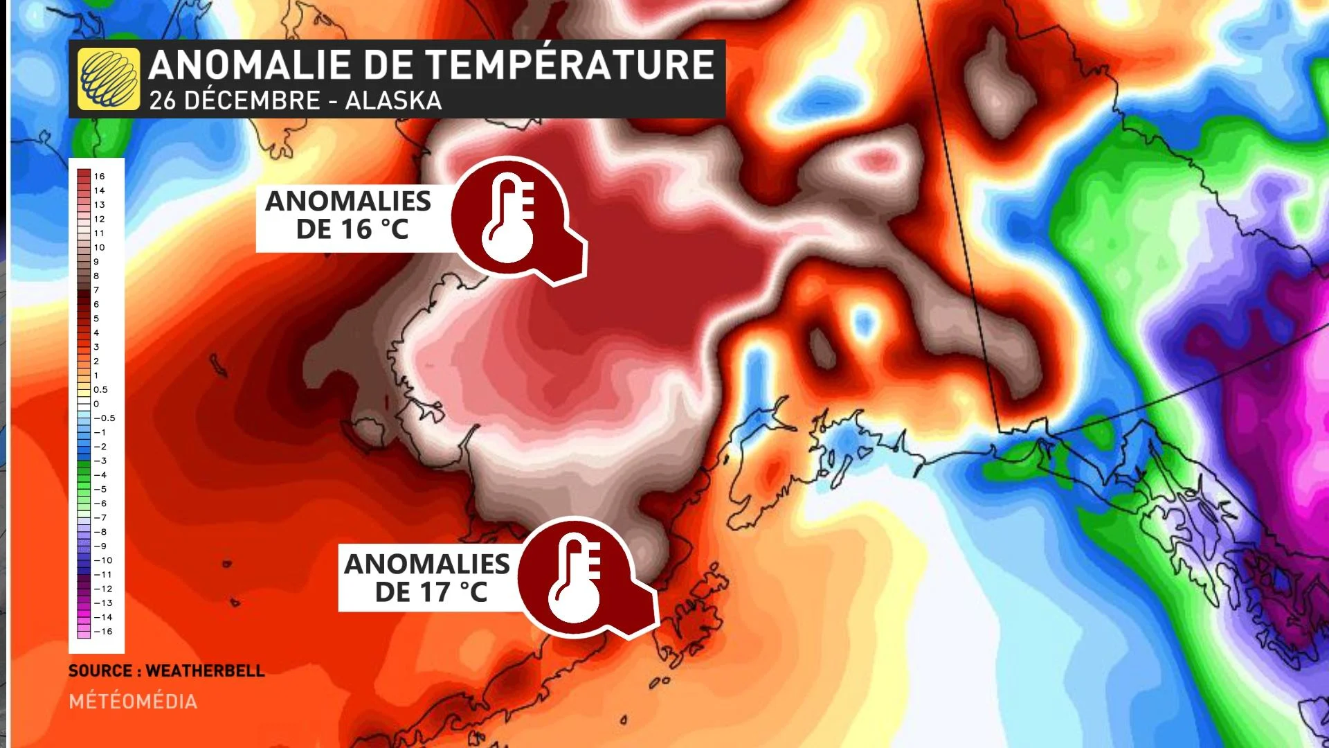 Anomalie de température