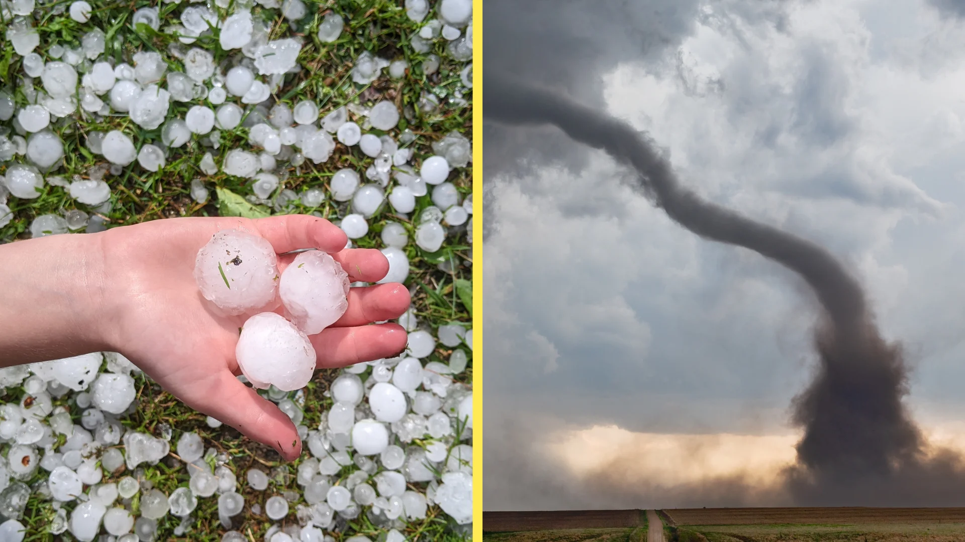 How supercells grow to produce giant hail and intense tornadoes