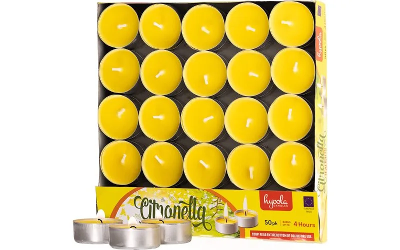 Tealight Citronella Candles (Amazon)