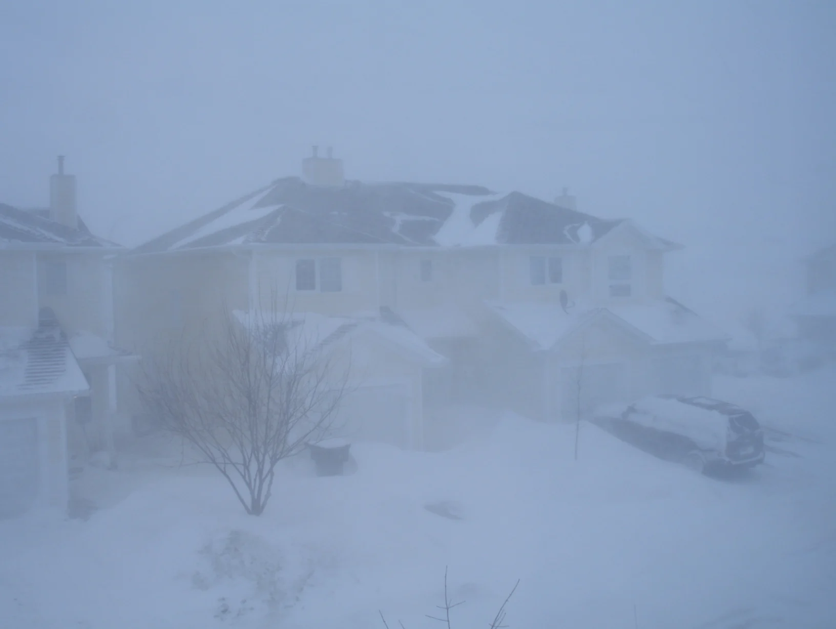 Blizzard on January 10, 2007, in Saskatoon, Saskatchewan, Canada.