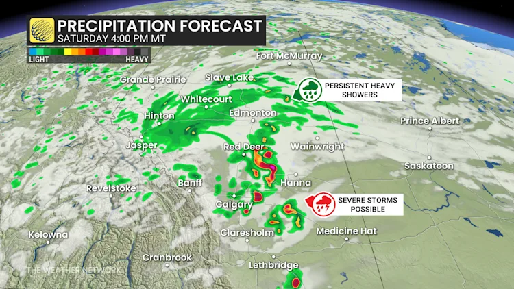 50-100 mm: Snow, storms, and heavy rain risks grow in Alberta - The ...