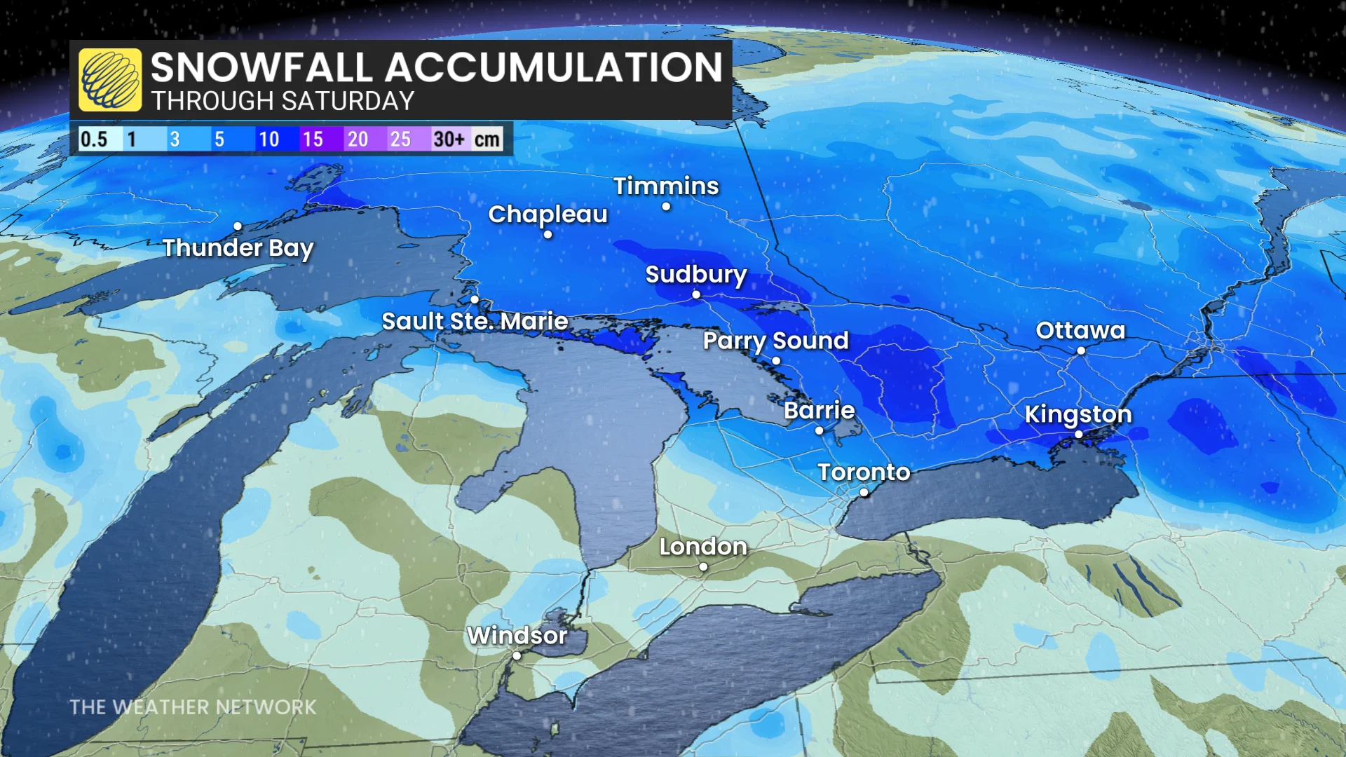 Baron - Ontario snow - Mar 19