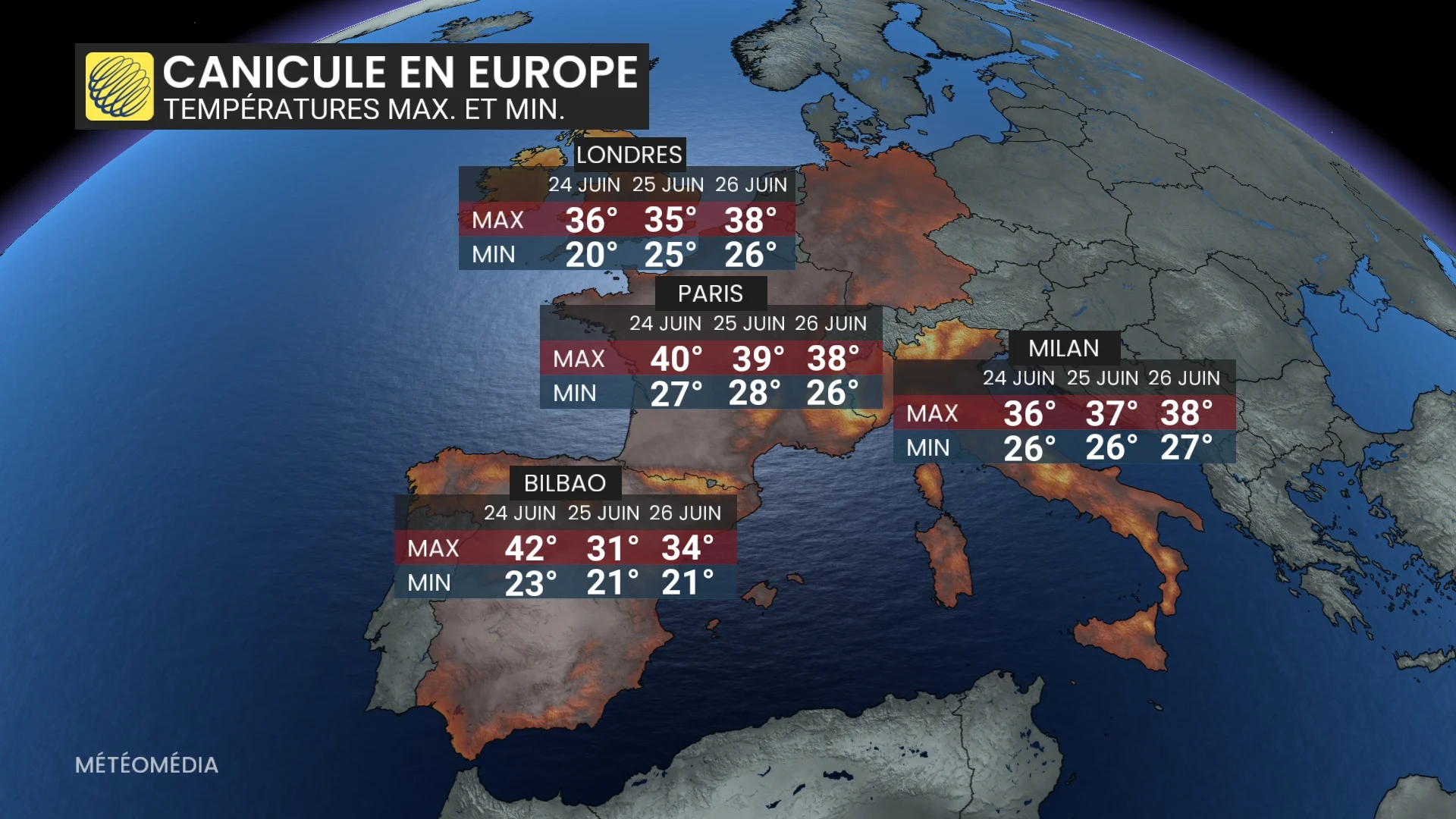 Chaleur suffocante : 122 records absolus en France