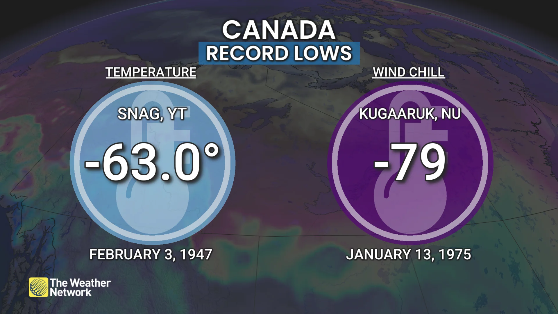 Canada record lows February